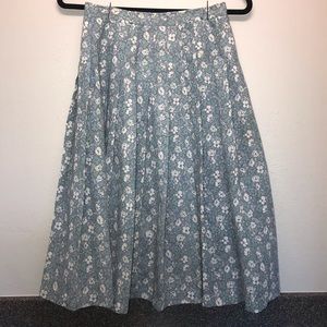 HANDMADE Vintage Style Floral Skirt